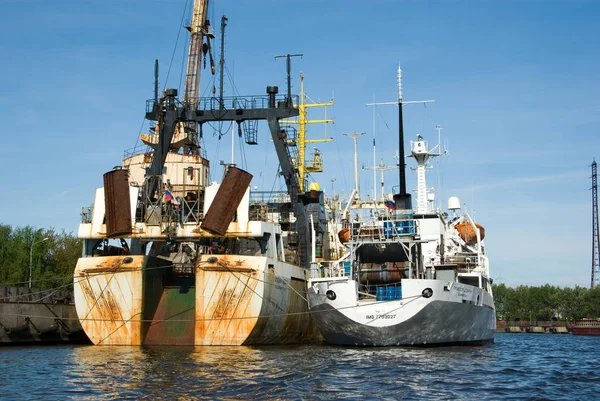 Research Vessels Professor Shtokman Stm 1704 Atlantis Kaliningrad Russian Federation Stock Photo