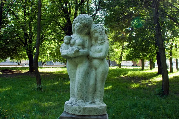 Scultura Calmness Nel Parco Delle Sculture Sull Isola Kant Kneiphof — Foto Stock