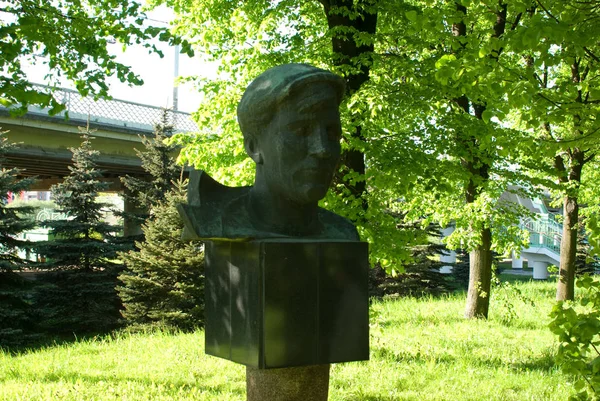 Escultura Contemporânea Parque Esculturas Ilha Kant Kneiphof Kaliningrado Federação Russa — Fotografia de Stock