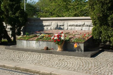 1200 Muhafızlar Memorial'a: toplu mezar, Kaliningrad, Rusya Federasyonu, 11 Mayıs 2008