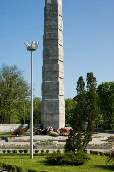 Pomnik 1200 Gwardzistów Kaliningrad Federacja Rosyjska Maja 2008 — Zdjęcie stockowe