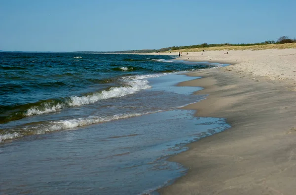 Widok Wybrzeże Morza Bałtyckiego Baltiysk Kaliningrad Region Federacja Rosyjska Maja — Zdjęcie stockowe