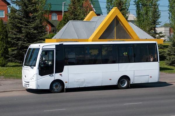 Autobús Volgabus 4298 Victory Avenue Kursk Región Kursk Federación Rusia — Foto de Stock