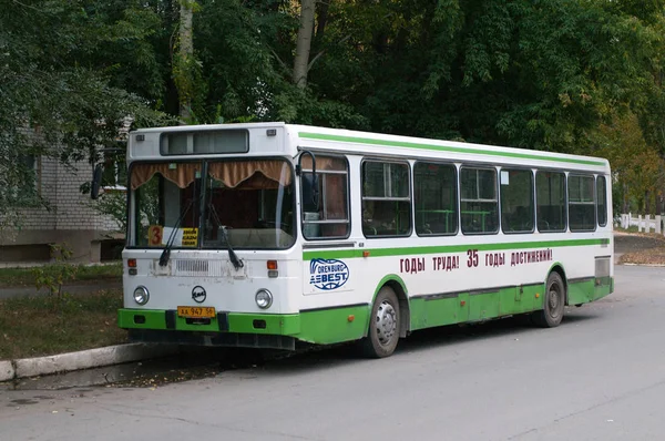 Autobús Urbano Liaz 5256 Calle Yubileinaya Yasny Región Orenburg Federación — Foto de Stock