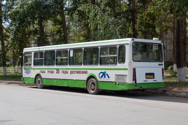 Autobús Urbano Liaz 5256 Calle Yubileinaya Yasny Región Orenburg Federación — Foto de Stock