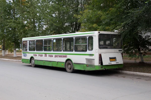 City Bus Liaz 5256 Rua Yubileinaya Yasny Região Orenburg Federação — Fotografia de Stock
