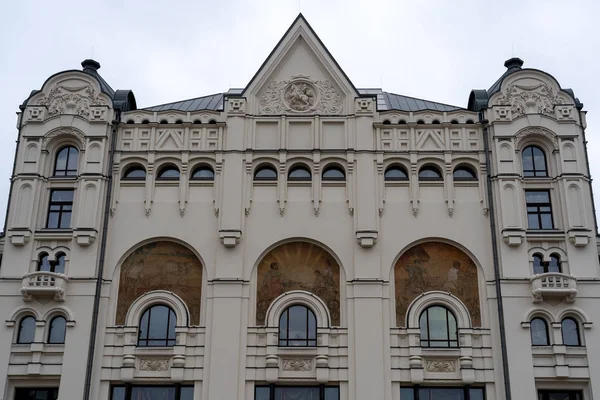 Façade Bâtiment Nord Musée Polytechnique Moscou Fédération Russie Décembre 2019 — Photo