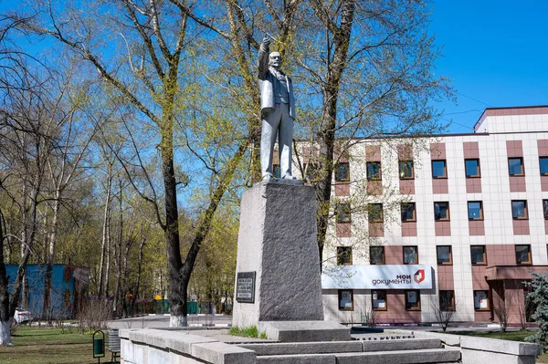 Monumento Vladimir Lenin Reutov Regione Mosca Federazione Russa Maggio 2020 — Foto Stock