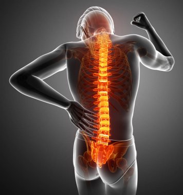 Sırt ağrısı duygu erkek