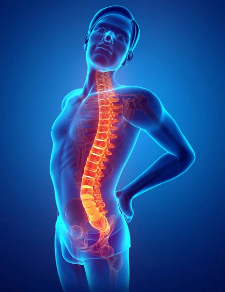 Hombre Sentir el dolor de espalda —  Fotos de Stock