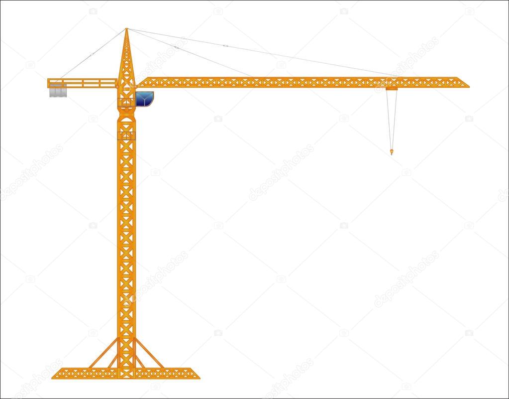 High Yellow Tower Cranes