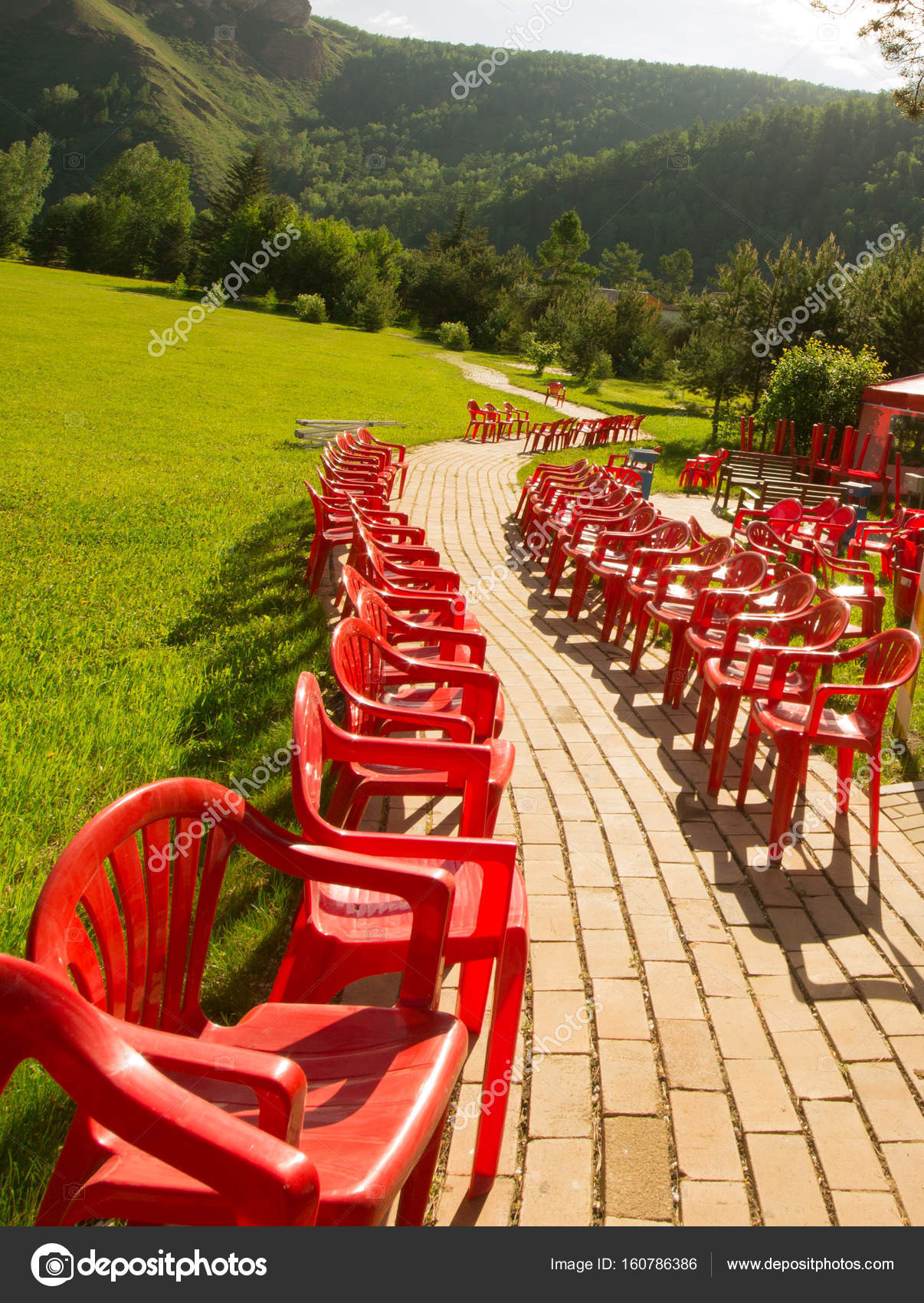 Bridge Garden Park Playground Outdoor Nature Chair