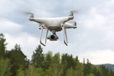 Dijital kameralı İHA kuadkopteri