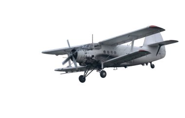 Uçağı Antonov beyaz arka plan üzerinde izole 2.