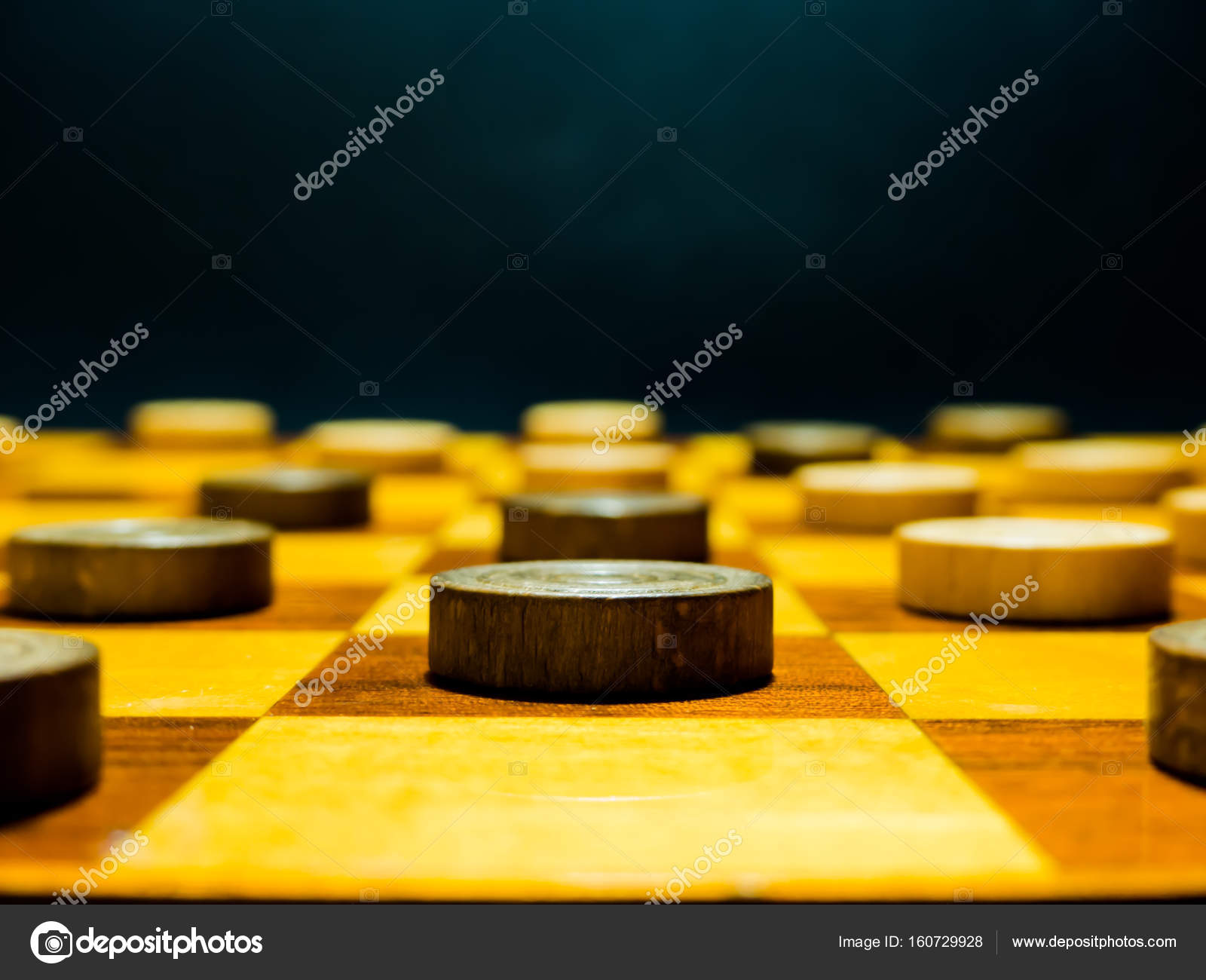 Wooden Draught Pieces Stock Photo Danielerusso 160729928 Wooden Draught Pieces Stock Photo