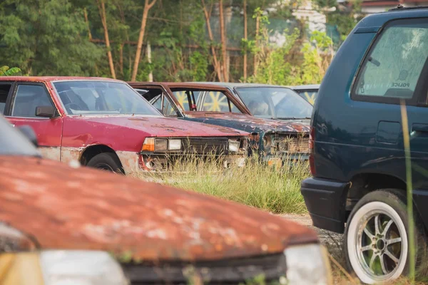 Old Car Waiting Break Thailand — Stock Photo, Image