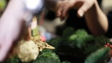 Noel ağacı oyuncaklar el yapımı