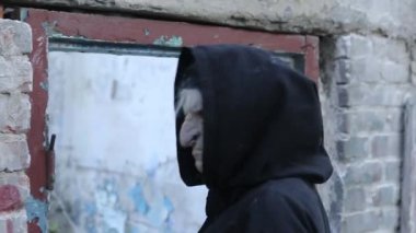 Korku sahnesi korkunç gizemli hayalet