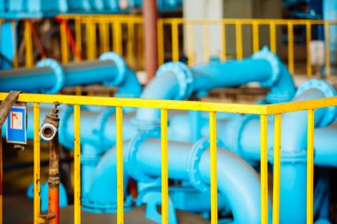 teknolojik boru hattı modülü. Güç istasyonu.