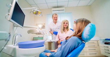 Diş hekimi, diş hekimi, diş bakımı, diş sağlığı, stomatoloji konsepti..