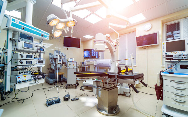 Medical devices, Interior hospital design concept. Interior of o