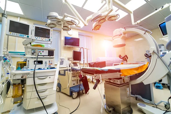 Modernes Krankenhauszimmer Inneren Ultra Neue Und Aktuelle Geräte Für Die — Stockfoto