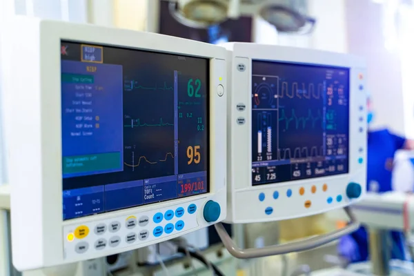 Moderne Ausstattung Operationssaal Medizinische Geräte Für Neurochirurgie Hintergrund Operationssaal Selektiver — Stockfoto