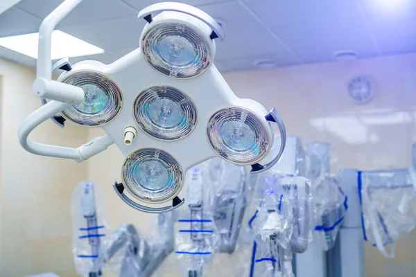Modern Sebészeti Rendszer Orvosi Robot Minimálisan Invazív Robotműtét — Stock Fotó