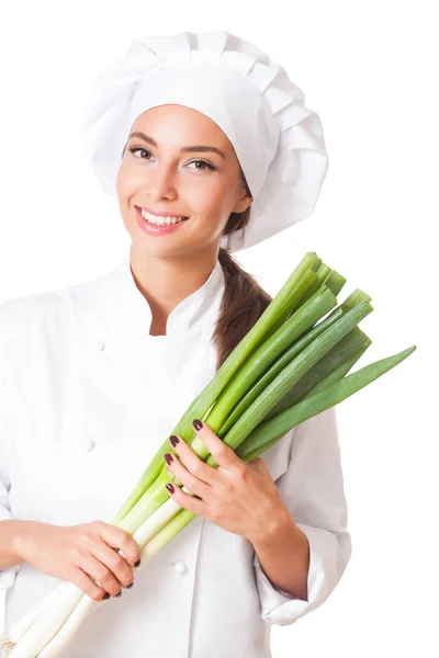 Joven chef mujer . — Foto de Stock