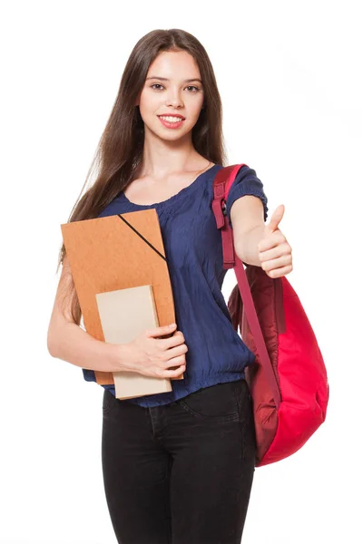 Módní mladý student. — Stock fotografie