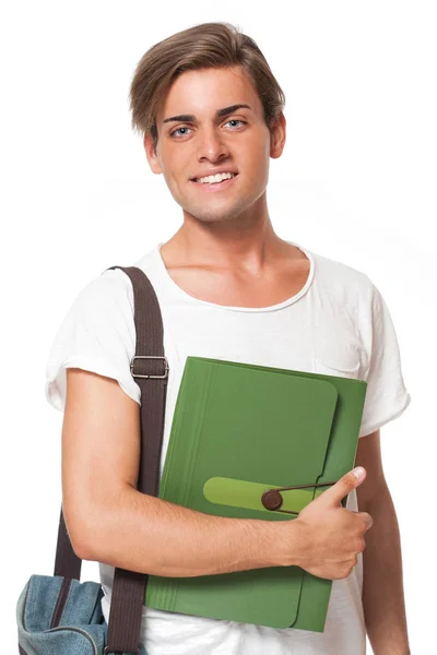 Modische junge Studentin. — Stockfoto