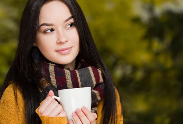 Eine Tasse Heißgetränk. — Stockfoto