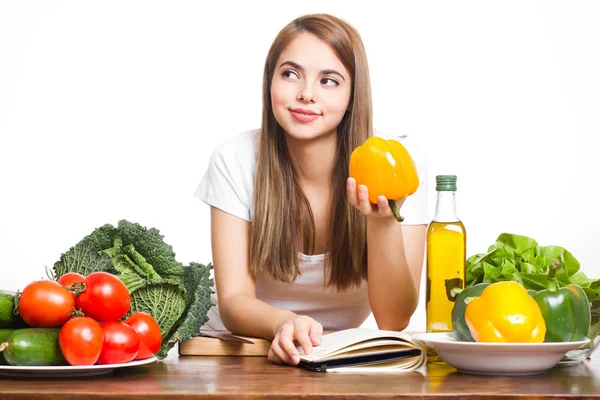 The health food junkie. — Stock Photo, Image