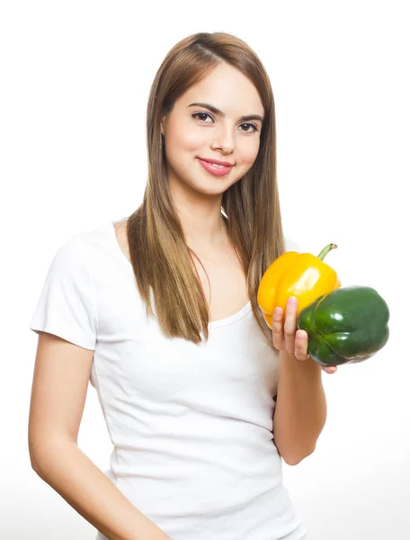 El adicto a la comida saludable . — Foto de Stock