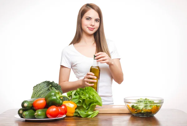 The health food junkie. — Stock Photo, Image