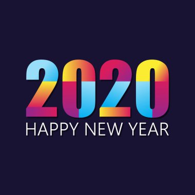2020 Mutlu Yıllar insta renk afişi
