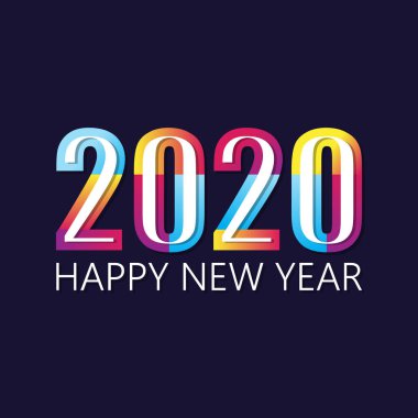 2020 Mutlu Yıllar insta renk afişi