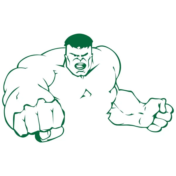 Soyut tasarım vektör tasarımı Hulk