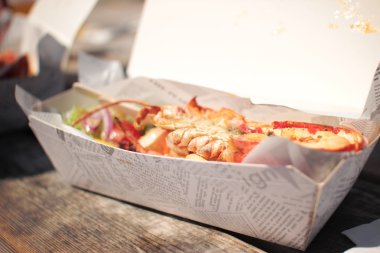 Istakoz yemek almak uzakta