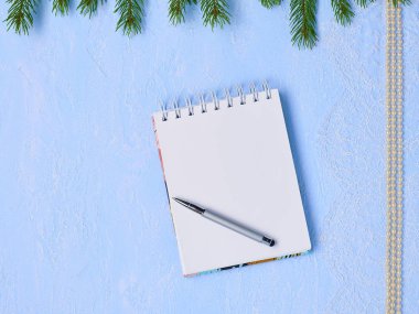 Noel kompozisyon üzerinde dantel eskiz defteri, kalem, boncuklar, 