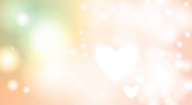 Arka plan bulanık kalp etkisi ile