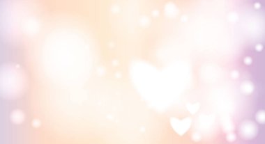 Arka plan bulanık kalp etkisi ile