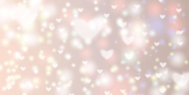 Arka plan bulanık kalp etkisi ile