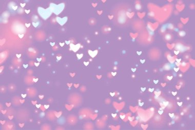 Arka plan bulanık kalp etkisi ile