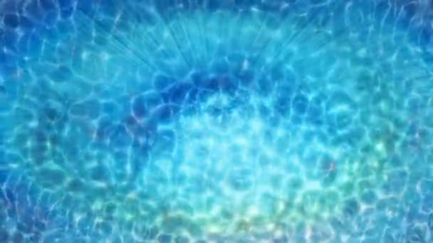 Luce solare magica sott'acqua — Video Stock