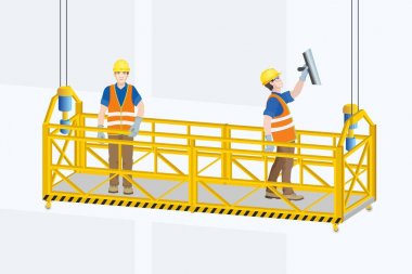 Beşik. Gondol. Askıya alınmış platformu. Mobil Lifitng platformu .