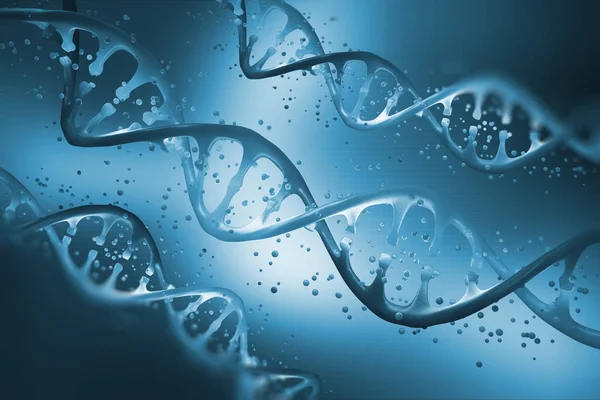 Dns Spirál Géntechnológia Tanulmány Dns Szerkezetét Modern Orvosi Kutatások Őssejtek — Stock Fotó