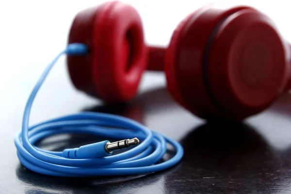 Cable of stereo headphones — Stock Photo, Image