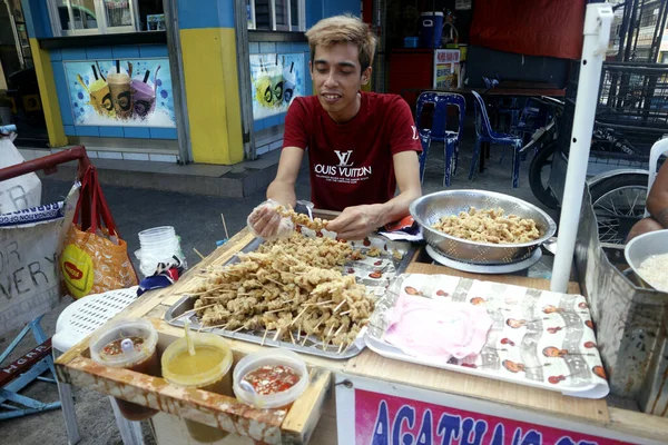 Antipolo Rizal Philippines February 2020 Street Food Vendor Food Stall — Stock fotografie