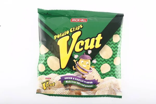 Antipolo City Filipinas Fevereiro 2019 Bag Cut Potato Chip Snack — Fotografia de Stock